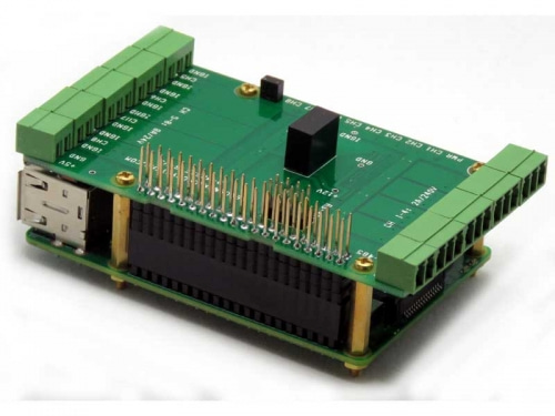 Eight MOSFETS 8-Layer Stackable HAT for Raspberry Pi